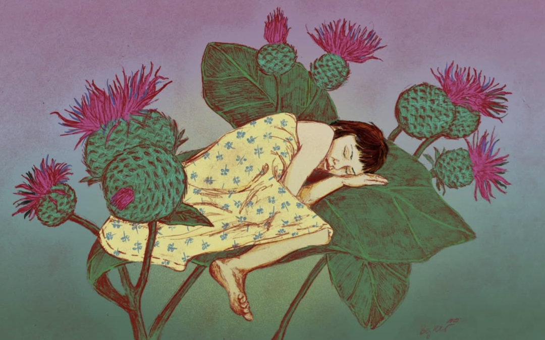 Herbal Poems of Long Winter Nights, I: Burdock Root